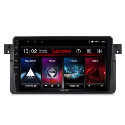 Navigatie BMW Seria 3 E46 Lenovo Kit-052 8 core QLED 2K 4+64 360 Android Waze USB Navigatie Internet Youtube Radio