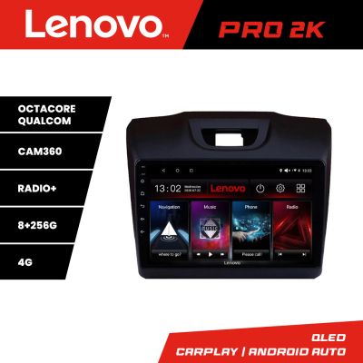 Navigatie Isuzu D-Max  Lenovo Kit-2234 8 core QLED 2K 8+256 360 Android Waze USB Navigatie Internet Youtube Radio