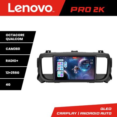 Navigatie Citroen Jumpy Toyota Proace Peugeot Traveller Lenovo Kit-jumpy16 8 core QLED 2K 12+256 360 Android Waze USB Navigatie Internet Youtube v2