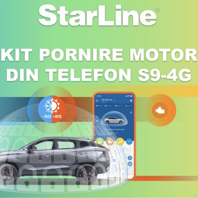 Kit pornire motor Starline S9 v2 4G Maybach * Toate, aplicatie telefon 4G (montaj inclus)