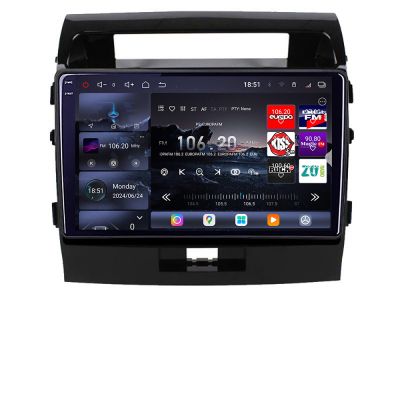 Navigatie Toyota LandCruiser 2008-2015 Edotec Kit-381 8 core QLED 2K 16+512GB 360 Android Waze USB Navigatie Internet Youtube Radio