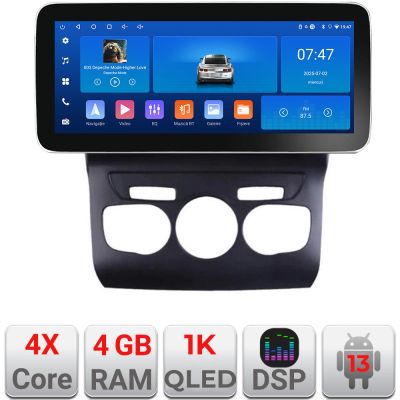 Navigatie Citroen C4 2011-2016 K-241 Edotec 4+64 12.3 inch Incell 1K android Wifi 5Ghz gps internet  C