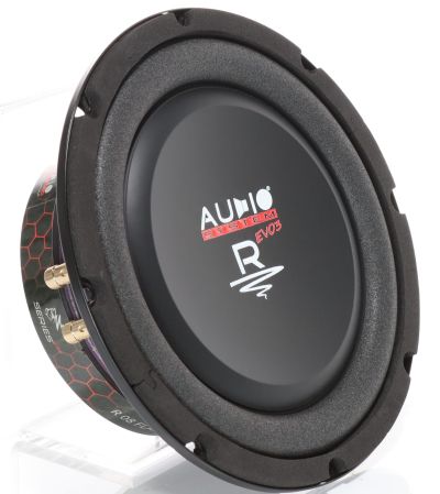 Subwoofere plat de înaltă eficiență R 08 FLAT EVO3-D4, realizat cu MDF de10/18mm