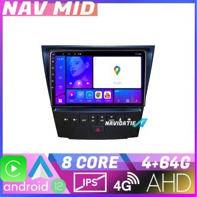 Navigatie Lexus GS 04 2004 2011 KIT GS 04 EDOTEC-LITE Android Ecran 720P Octa Core 4 64 Carplay