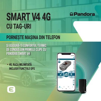 Kit pornire motor Bentley Continental Flying Spur 2019-25, aplicatie telefon 4G, GPS (montaj inclus) - Pandora Smart v4 (cu tag)