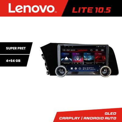 Navigatie Hyundai Elantra 2021- Kit-elantra2021 Lenovo  8 core 4+64 10.5 inch Incell 1K android Wifi 5Ghz gps internet