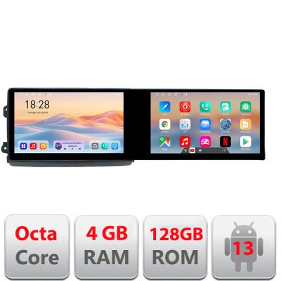 Navigatie Fiat Ducato 2021- Edotec Incell 1K 10.5 inch  8 core 4+128 carplay android auto radio internet KIT-ducato2024+EDT-E211-RK