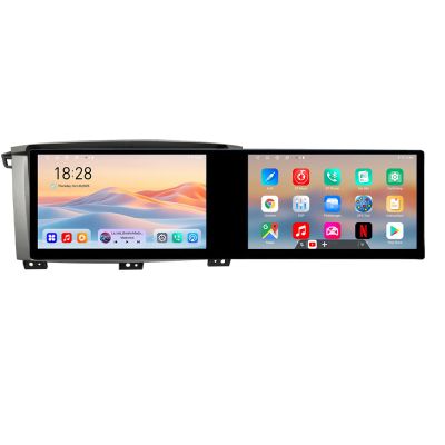 Navigatie Toyota Land Cruiser L100 2002-2006 Edotec 2 ecrane  8 core 4+128 21.6 inch Incell android Wifi 5Ghz gps internet  KIT-L105