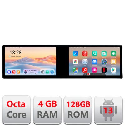 Navigatie Volvo S80 2006-2011 Edotec 2 ecrane  8 core 4+128 21.6 inch Incell android Wifi 5Ghz gps internet