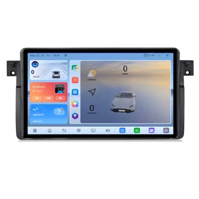 Navigatie BMW Seria 3 E46 C-052 Android 8 Core 2.2 Ghz 8+128 Qled 1K ADAS 4G LTE GPS 360 KIT-052+EDT-E409V3
