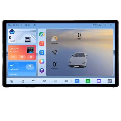 Navigatie universala 2din-2 Android 8 Core 2.2 Ghz 8+128 Qled 1K ADAS 4G LTE GPS 360 KIT-2din-2+EDT-E409V3