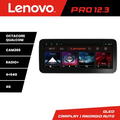 Navigatie Volvo XC90 2002-2014 Lenovo Qled 12.3 inch Octa Core 4+64 360 DSP ADAS carplay android auto radio internet Kit-+PRO-12.3-4+64+KIT-10-9