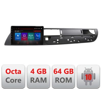 Navigatie Citroen C5 2008-2017 E-C5 Octa Core cu Android Radio Bluetooth Internet GPS WIFI DSP 4+64GB 4G RESIGILAT