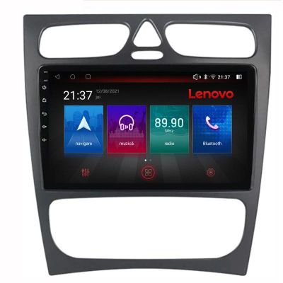 Navigatie Mercedes C W203 2001-2007 E-clk Octa Core cu Android Radio Bluetooth Internet GPS WIFI DSP 4+64GB 4G RESIGILAT