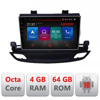 Navigatie Opel Insignia 2018- E-insignia19 Octa Core cu Android Radio Bluetooth Internet GPS WIFI DSP 4+64GB 4G RESIGILAT