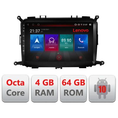 Navigatie Kia Carens 2013-2018 E-2023 Octa Core cu Android Radio Bluetooth Internet GPS WIFI DSP 4+64GB 4G RESIGILAT
