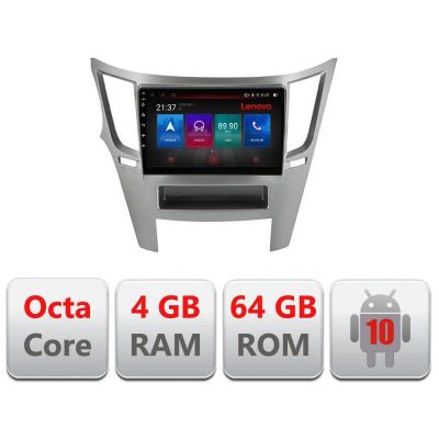 Navigatie Subaru Legacy 2010-2015 E-458 Octa Core cu Android Radio Bluetooth Internet GPS WIFI DSP 4+64GB 4G RESIGILAT