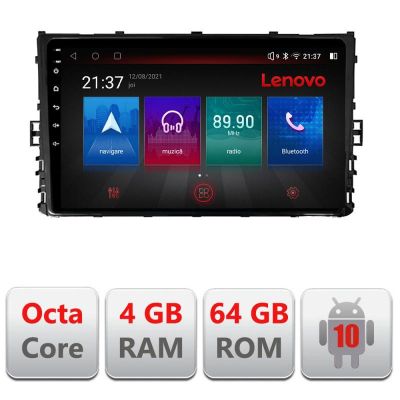 Navigatie VW 2DIN 2018- E-933 Octa Core cu Android Radio Bluetooth Internet GPS WIFI DSP 4+64GB 4G RESIGILAT