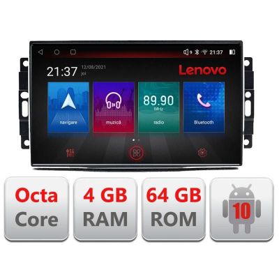 Navigatie Chrysler Jeep E-202 Octa Core cu Android Radio Bluetooth Internet GPS WIFI DSP 4+64GB 4G v3 RESIGILAT