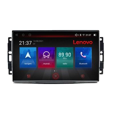 Navigatie Chrysler Jeep E-202 Octa Core cu Android Radio Bluetooth Internet GPS WIFI DSP 4+64GB 4G v3 RESIGILAT