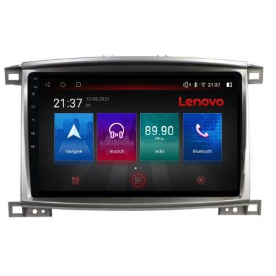 Navigatie Toyota Land Cruiser L100 2002-2008 E-L100 Octa Core cu Android Radio Bluetooth Internet GPS WIFI DSP 4+64GB v1 RESIGILAT