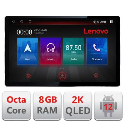 Navigatie Ford Ranger N-574 ecran 13" 2K 8+128 Android Waze USB Navigatie 4G 360 Toslink Youtube Radio KIT-574+