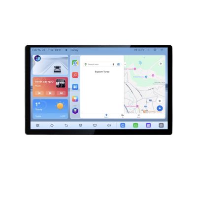 Navigatie Fiat Tipo 2020- Qled 1K Octa Core 4+64 LTE 4G DSP Wifi 5Ghz android auto carplay radio gps internet EDT-E413V3