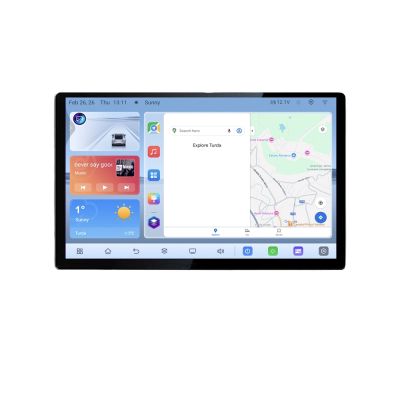 Navigatie Renault Trafic 2008-2012 Quad Core Edonav ecran 13" 1K 4+64 Android Waze USB Navigatie 4G 360 Toslink Youtube Radio