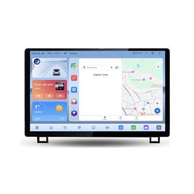 Navigatie dedicata Toyota Tundra 2007-2013 Edonav ecran 13" 1K 4+64 Android Waze USB Navigatie 4G 360 Toslink Youtu