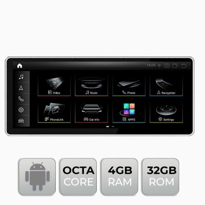 Navigatie Audi Q5 Concert Symphonie 2009-2014 Android Octa Core 4+32 10.25" 1920x720