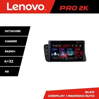 Navigatie Audi A4 2008-2016 NON-MMI Lenovo Kit-A4 8 core QLED 2K 4+64 360 Android Waze USB Navigatie Internet Youtube Radio