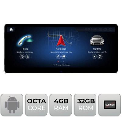 Navigatie Mercedes E Coupe W207 2015-2018 NTG5 ecran de 12.3" Android gps 4G 4+32 1920x720