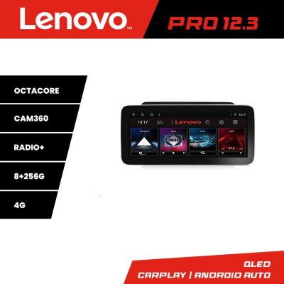 Navigatie Audi A4 A5 B8 cu MMI3G Lenovo PRO 8+256 12.3 inch qled android 4G DSP gps internet  KIT-a4-3G