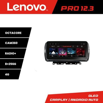 Navigatie Citroen C5 Aircross Lenovo PRO 8+256 12.3 inch qled android 4G DSP gps internet  Kit-aircross