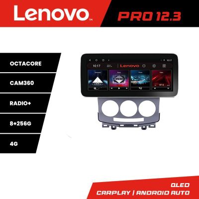 Navigatie Mazda 5 2005-2010 K-MZ22 Lenovo PRO 8+256 12.3 inch qled android 4G DSP gps internet  Cor
