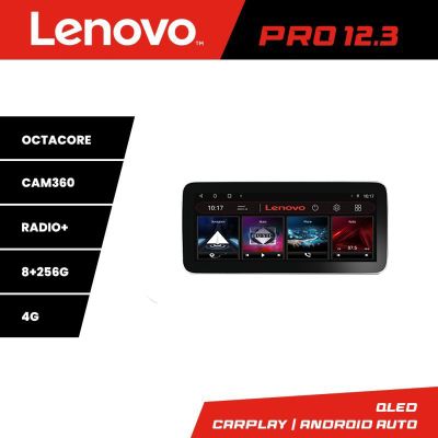 Navigatie Ssangyong Rexton 2019- K-rexton Lenovo PRO 8+256 12.3 inch qled android 4G DSP gps internet