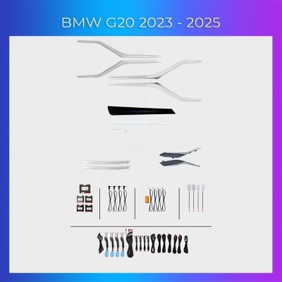 Lumini Ambientale BMW Seria 3 G20 2023-2025 dedicat set complet control telefon sau sistem original