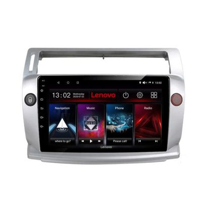 Navigatie Citroen C4 Lenovo Kit-088 8 core QLED 2K 4+64 360 Android Waze USB Navigatie Internet Youtube Radio