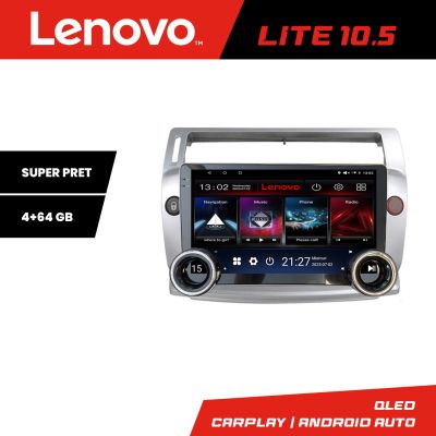 Navigatie Citroen C4 Kit-088 Lenovo  8 core 4+64 10.5 inch Incell 1K android Wifi 5Ghz gps internet