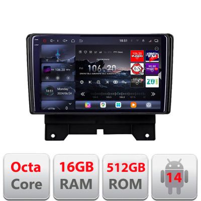 Navigatie Range Rover Sport 2005-2010 Android radio gps internet 8 core QLED 2K 16+512GB 360 Edotec