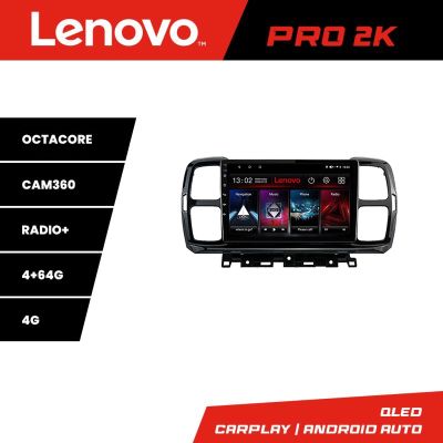 Navigatie Citroen C5 Aircross Android radio gps internet 8 core QLED 2K 4+64 360 Lenovo