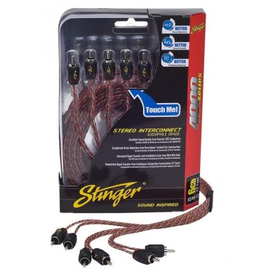 6.1m Cablu RCA coaxial 6 canale, fir rasucit, tata-tata