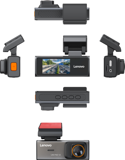 Camera DVR Lenovo S7-1974 2K fata si 1080 spate ecran 1.97 inch conexiune 4G GPS unghi larg monitorizare parcare