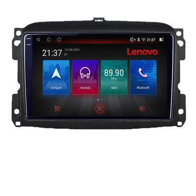 Navigatie Fiat 500 2015-2021 Kit-500 8 core QLED Qualcomm 4+64 360 Android Waze USB Navigatie Internet Youtube Radio
