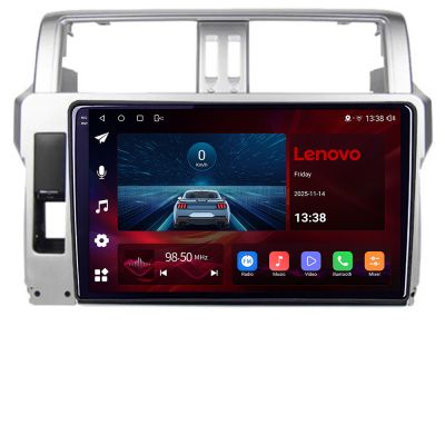 Navigatie Toyota Landcruiser Prado J150 facelift 1 2015-2018, Lenovo Ultra Original, Qualcomm 8-Core, 4G, Camera 360, CarPlay Wireless, 4+64GB, 10.1"