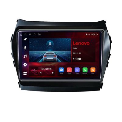 Navigatie Hyundai Santa Fe gen 3 2013-2017, Lenovo Ultra Original, Qualcomm 8-Core, 4G, Camera 360, CarPlay Wireless, 4+64GB, 9"
