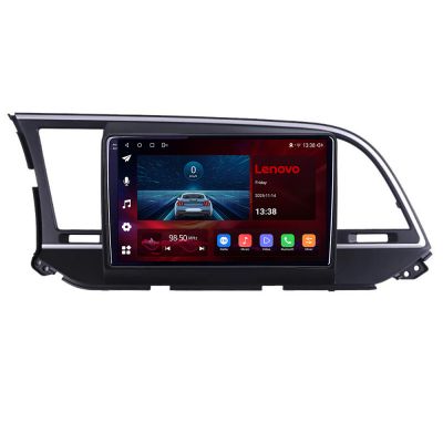 Navigatie Hyundai Elantra gen 6 2015-2019, Lenovo Ultra Original, Qualcomm 8-Core, 4G, Camera 360, CarPlay Wireless, 4+64GB, 9"